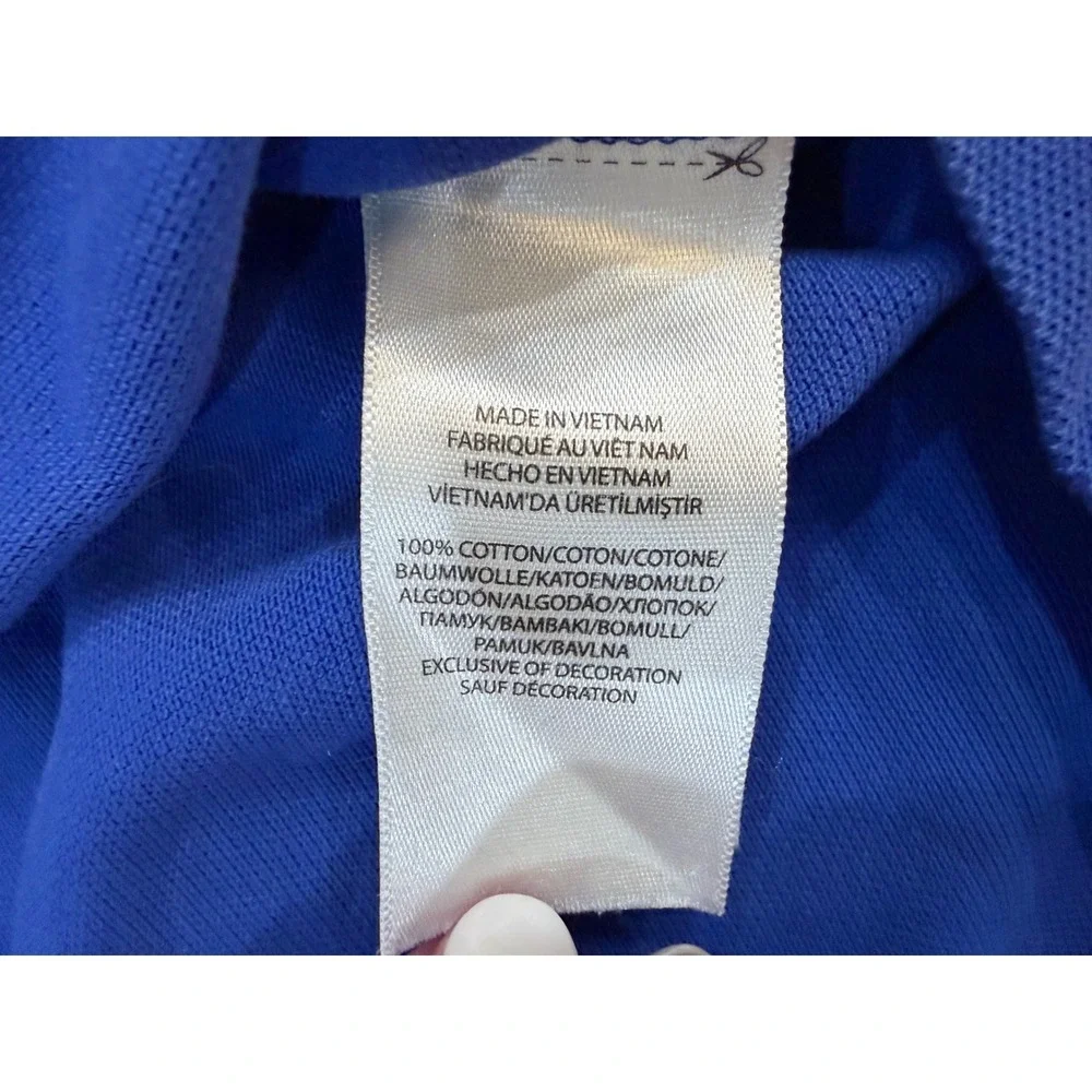 Polo Ralph Lauren Classic Fit Cotton Mesh Polo Shirt Mens M Royal Blue Preppy